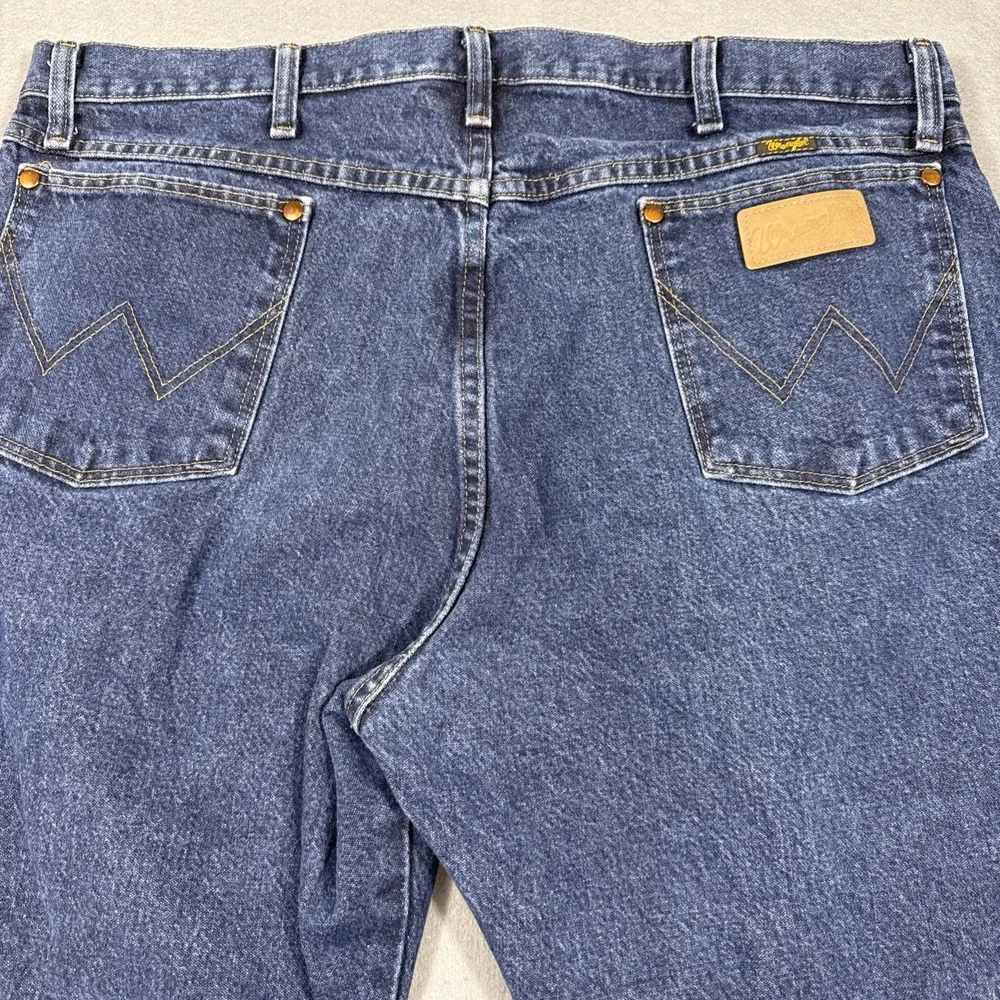 Vintage Wrangler MEN 40X30 Dark Wash Cowboy Cut Original  Denim Jeans 13MWZDD
